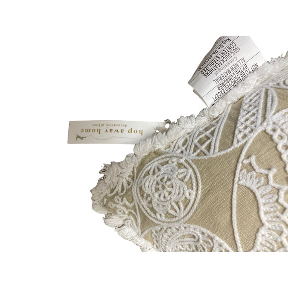 Hop Away Home NEW Easter Egg Embellished Fringed 20"X20" Duck Feather Insert - Picture 3 of 4